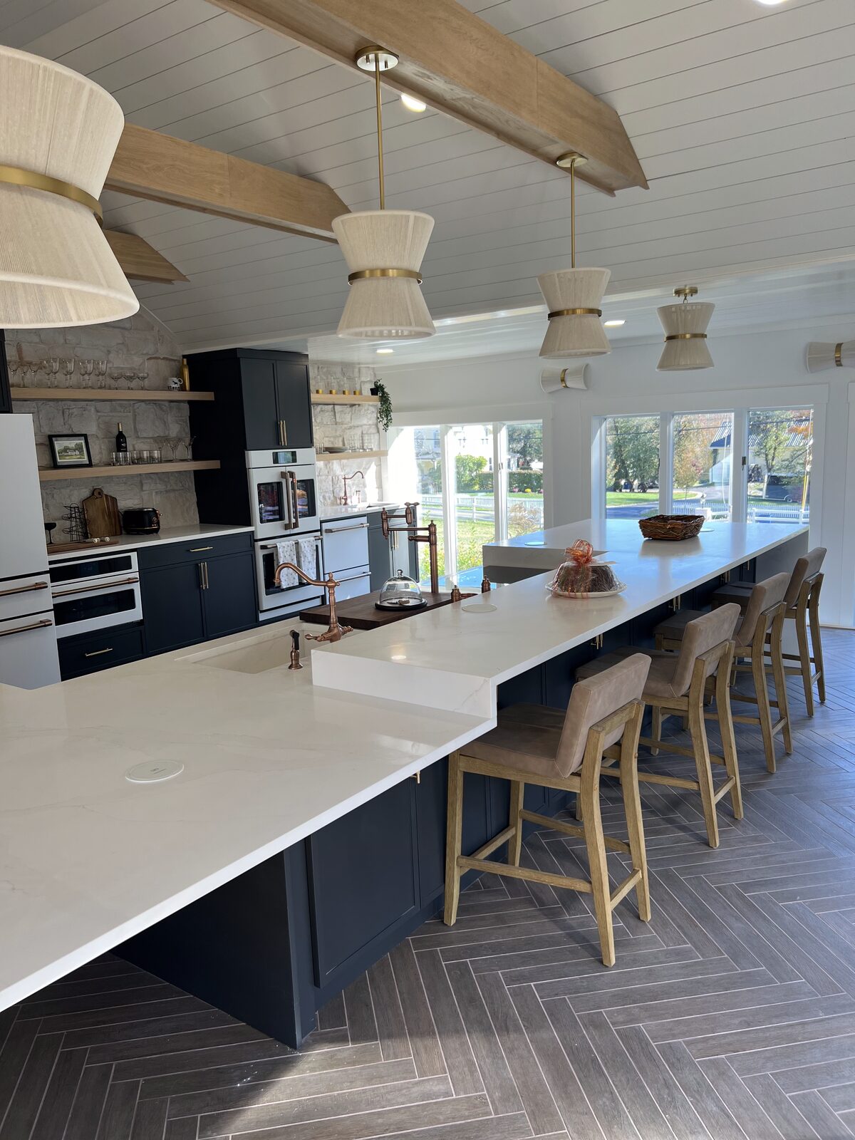 Open-concept kitchen